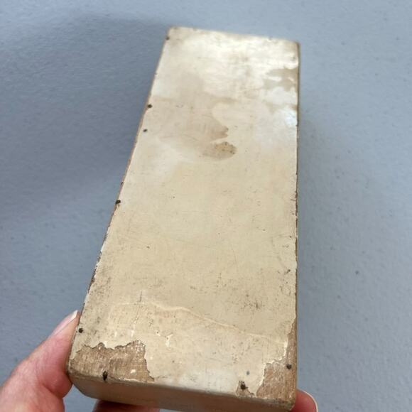 Victorian Antique Painted Wood Hinged Box Gilded 7.5"x3"x1.5" - Picture 6 of 12